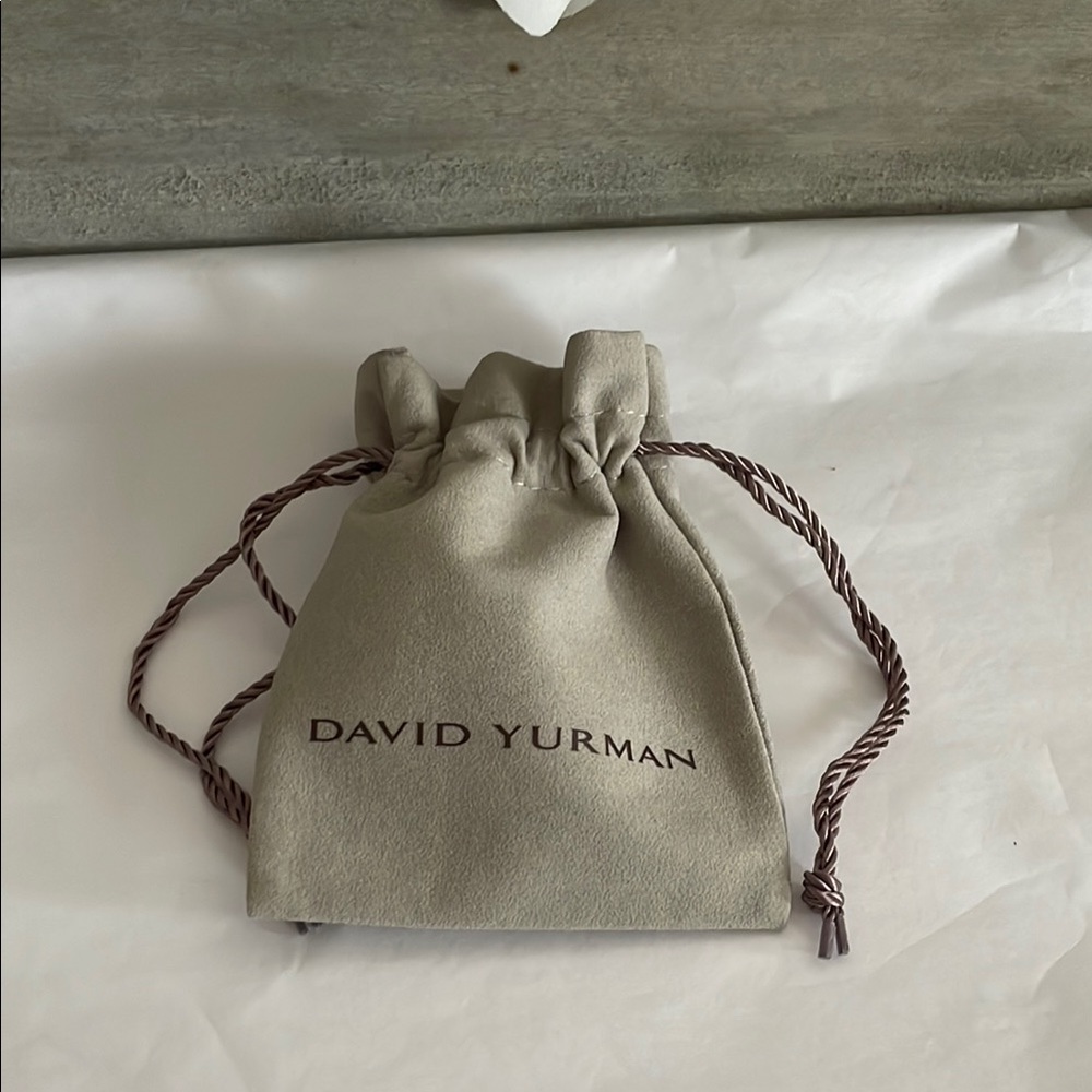 David Yurman‎ Tan Drawstring pouch